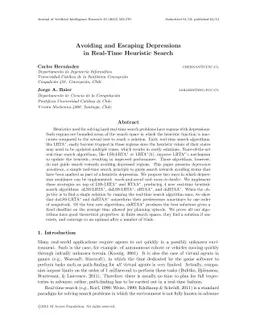 Avoiding and Escaping Depressions in Real-Time Heuristic Search