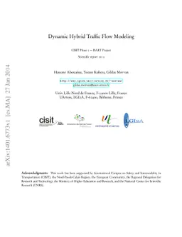 Dynamic Hybrid Traffic Flow Modeling