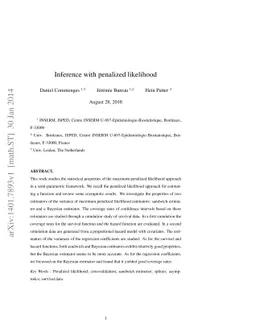 Inference with penalized likelihood