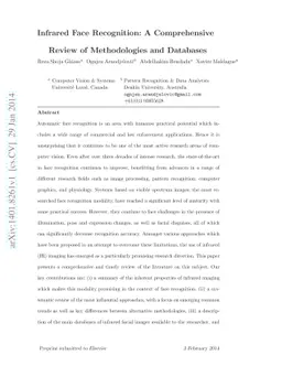 Infrared face recognition: a comprehensive review of methodologies and
  databases