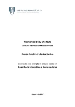 Mnemonical Body Shortcuts: Gestural Interface for Mobile Devices