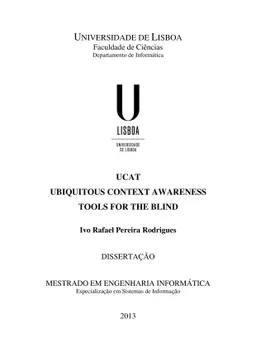 UCAT: Ubiquitous Context Awareness Tools for The Blind
