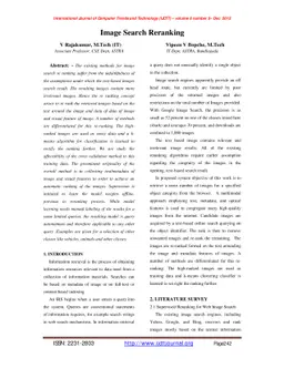 Image Search Reranking