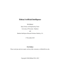Ethical Artificial Intelligence
