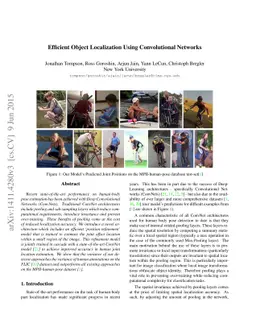 Efficient Object Localization Using Convolutional Networks
