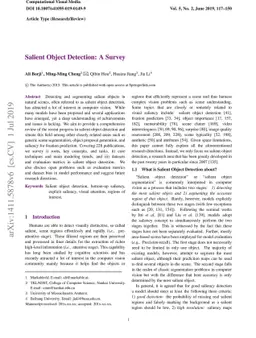 Salient Object Detection: A Survey