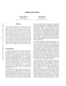 Finding Action Tubes