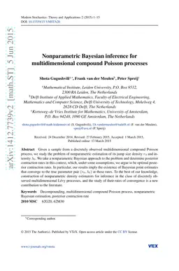 Nonparametric Bayesian inference for multidimensional compound Poisson
  processes