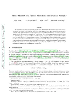 Quasi-Monte Carlo Feature Maps for Shift-Invariant Kernels