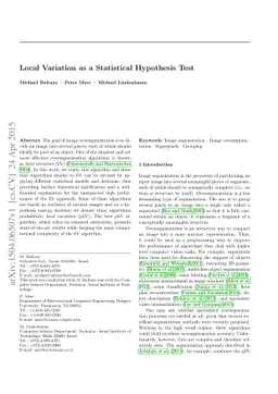 Local Variation as a Statistical Hypothesis Test