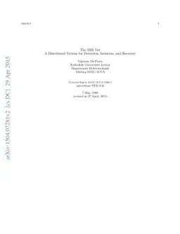 The DIR Net: A Distributed System for Detection, Isolation, and Recovery