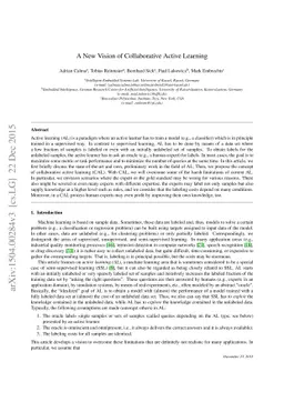 A New Vision of Collaborative Active Learning