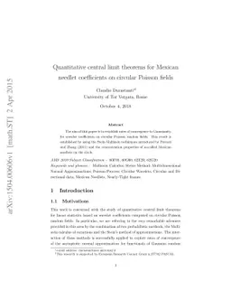 Quantitative central limit theorems for Mexican needlet coefficients on
  circular Poisson fields