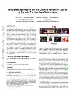 Temporal Localization of Fine-Grained Actions in Videos by Domain
  Transfer from Web Images