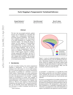 Early Stopping is Nonparametric Variational Inference