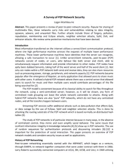 A Survey of P2P Network Security