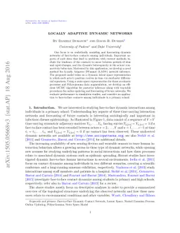 Locally Adaptive Dynamic Networks