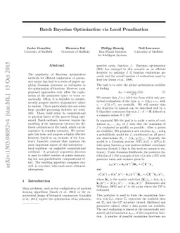 Batch Bayesian Optimization via Local Penalization