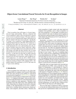 Object-Scene Convolutional Neural Networks for Event Recognition in
  Images