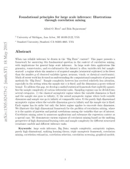 Foundational principles for large scale inference: Illustrations through
  correlation mining