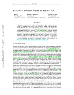 ParseNet: Looking Wider to See Better