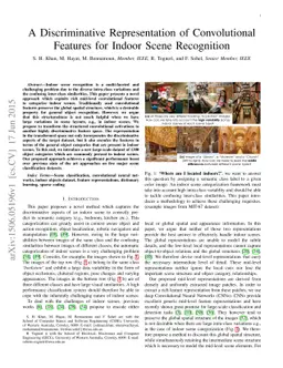 A Discriminative Representation of Convolutional Features for Indoor
  Scene Recognition