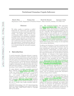 Variational Gaussian Copula Inference