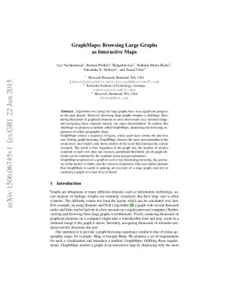 GraphMaps: Browsing Large Graphs as Interactive Maps