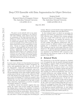 Deep CNN Ensemble with Data Augmentation for Object Detection