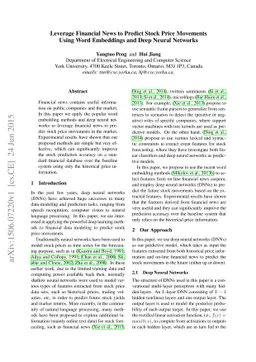 Leverage Financial News to Predict Stock Price Movements Using Word
  Embeddings and Deep Neural Networks
