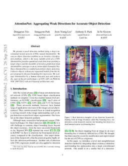AttentionNet: Aggregating Weak Directions for Accurate Object Detection