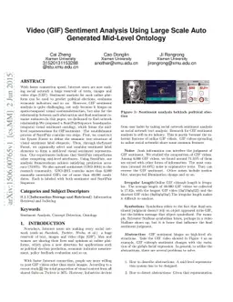 Video (GIF) Sentiment Analysis using Large-Scale Mid-Level Ontology