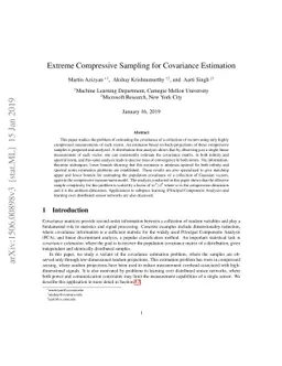 Extreme Compressive Sampling for Covariance Estimation