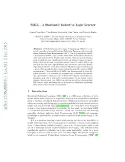 SkILL - a Stochastic Inductive Logic Learner