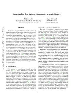 Understanding deep features with computer-generated imagery