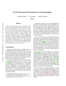 P-CNN: Pose-based CNN Features for Action Recognition