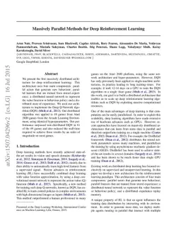 Massively Parallel Methods for Deep Reinforcement Learning