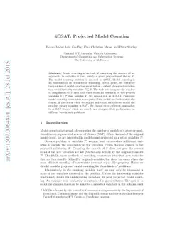 Projected Model Counting