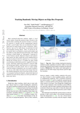 Tracking Randomly Moving Objects on Edge Box Proposals