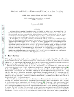 Optimal and Resilient Pheromone Utilization in Ant Foraging