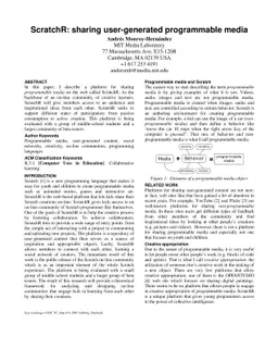 ScratchR: Sharing User-generated Programmable Media