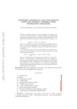 Posterior consistency and convergence rates for Bayesian inversion with
  hypoelliptic operators