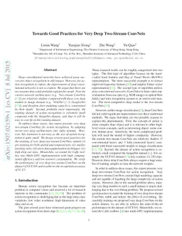 Towards Good Practices for Very Deep Two-Stream ConvNets