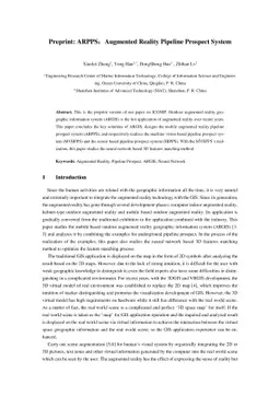 Preprint ARPPS Augmented Reality Pipeline Prospect System