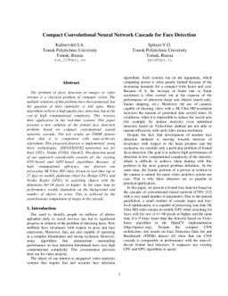 Compact Convolutional Neural Network Cascade for Face Detection