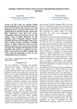 Topology Control of wireless sensor network using Quantum Inspired
  Genetic algorithm