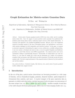 Graph Estimation for Matrix-variate Gaussian Data