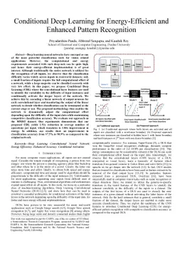 Conditional Deep Learning for Energy-Efficient and Enhanced Pattern
  Recognition