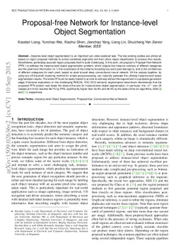 Proposal-free Network for Instance-level Object Segmentation