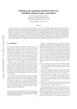 Modeling and visualizing networked multi-core embedded software energy
  consumption